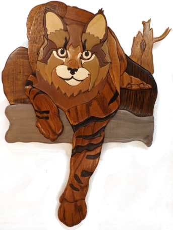 Bobcat Intarsia