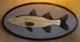 Intarsia Snook Fish